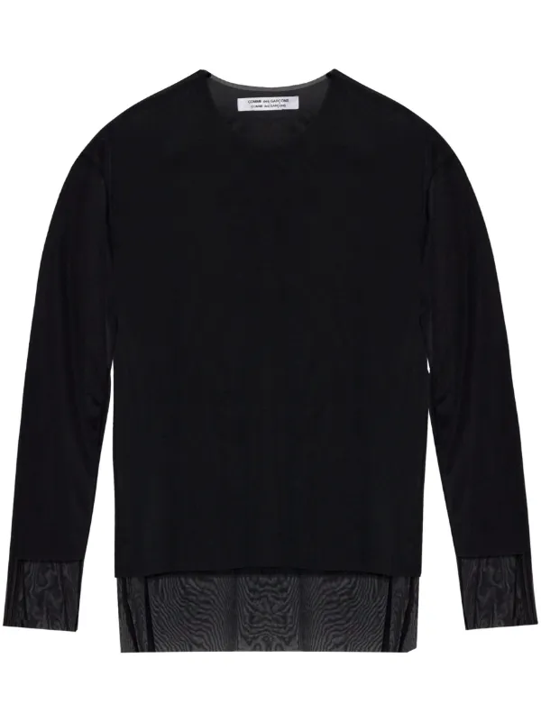 Comme Des Garçons Comme Des Garçons セミシアーブラウス | ブラック