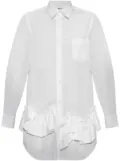 Comme Des Garçons Comme Des Garçons ruffled-trim shirt - White