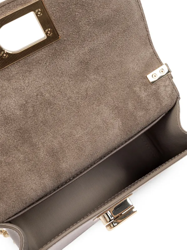 Furla レザー ショルダーバッグ | グレー | FARFETCH JP