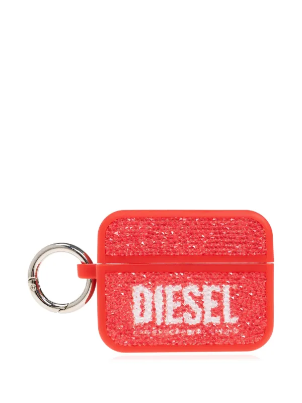 Diesel Étui d'airpods Crystal Rouge FARFETCH FR