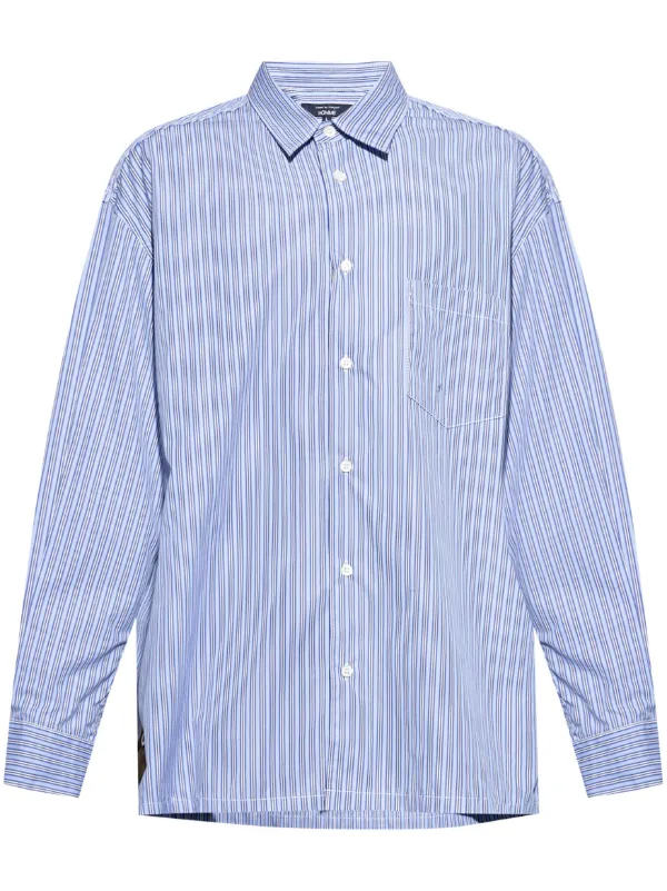 Comme Des Garçons Homme Plus ストライプ シャツ | ブルー | FARFETCH JP