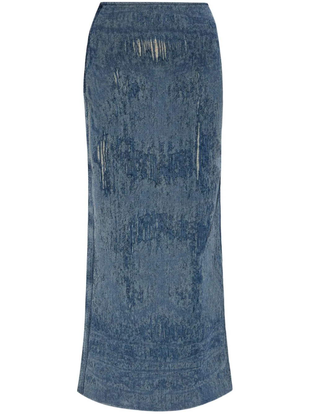 Diesel De-Megan denim rok Blauw