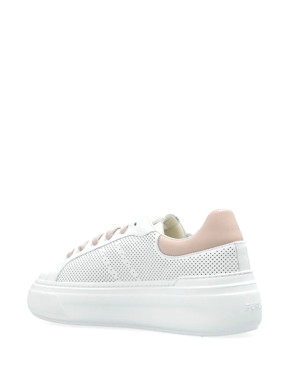 Furla perforated sneakers White