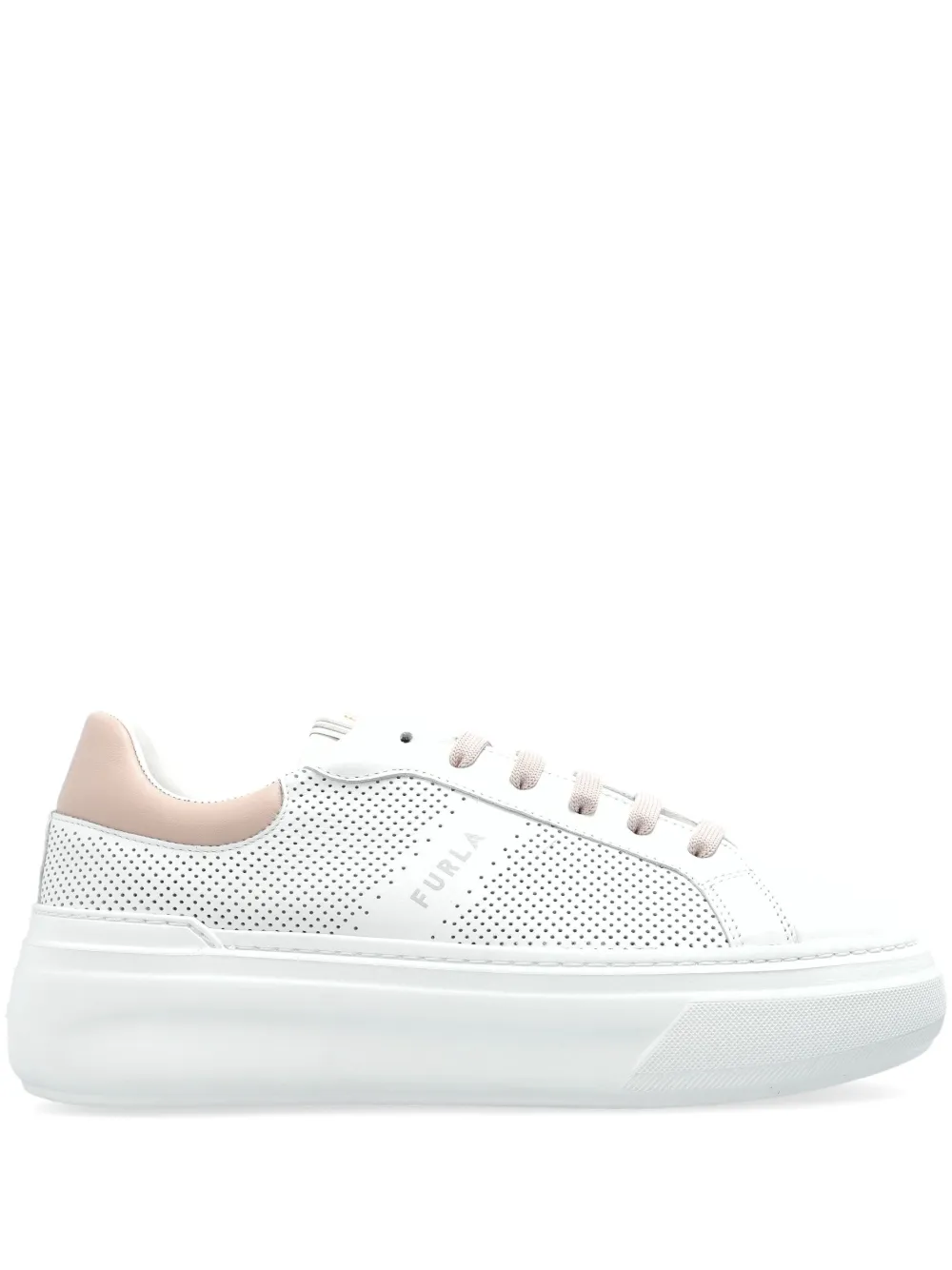 Furla perforated sneakers White