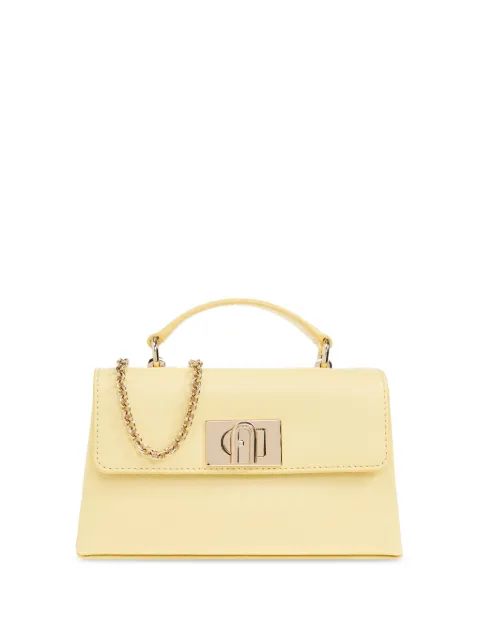 Furla leather tote bag