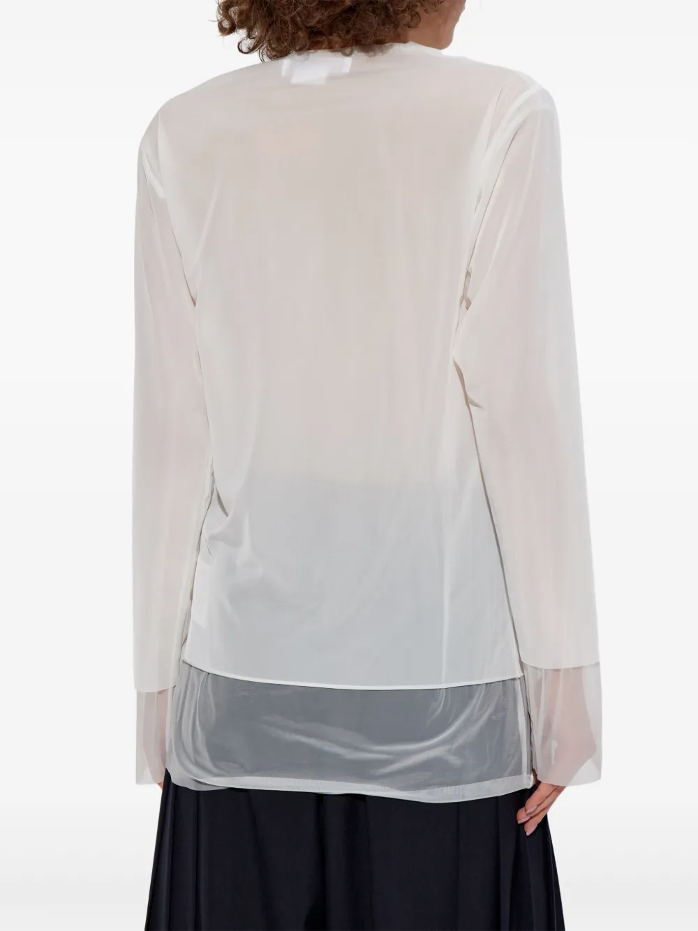 COMME DES GARÇONS SEMI-SHEER BLOUSE