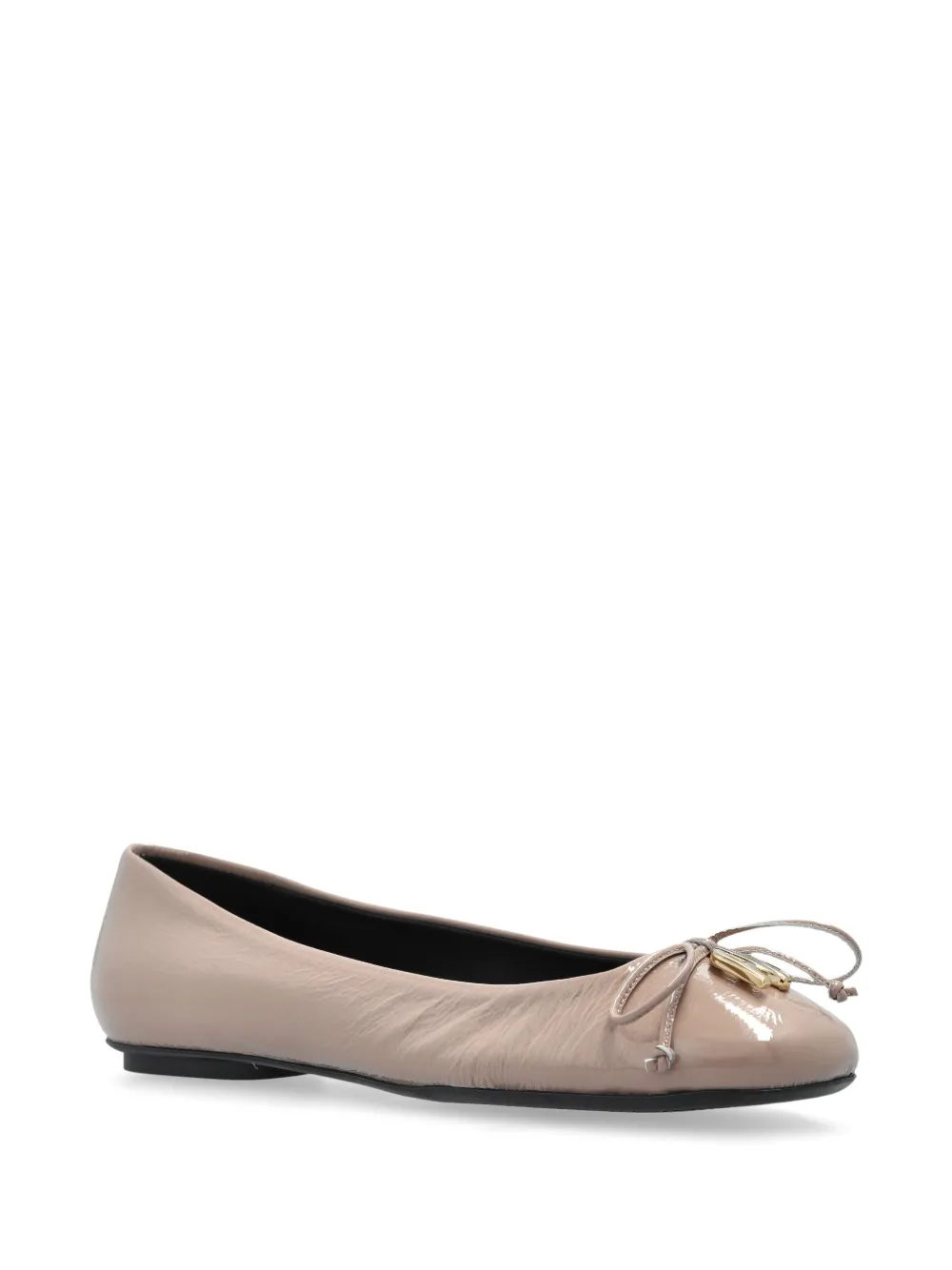 Furla Tulle ballerina shoes Neutrals