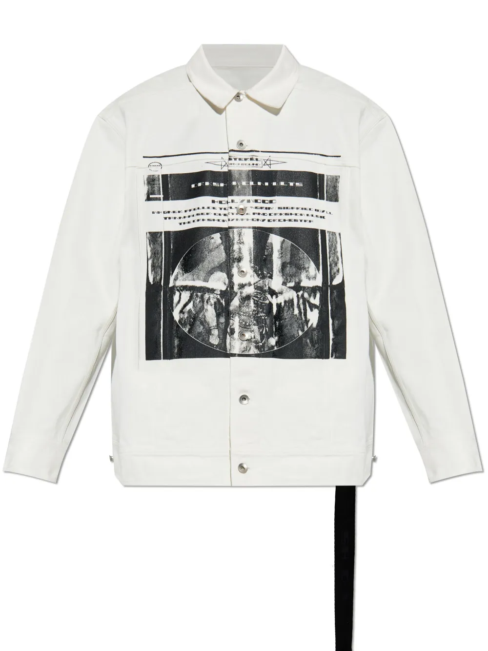 Rick Owens DRKSHDW chamarra de mezclilla | blanco | Image 1
