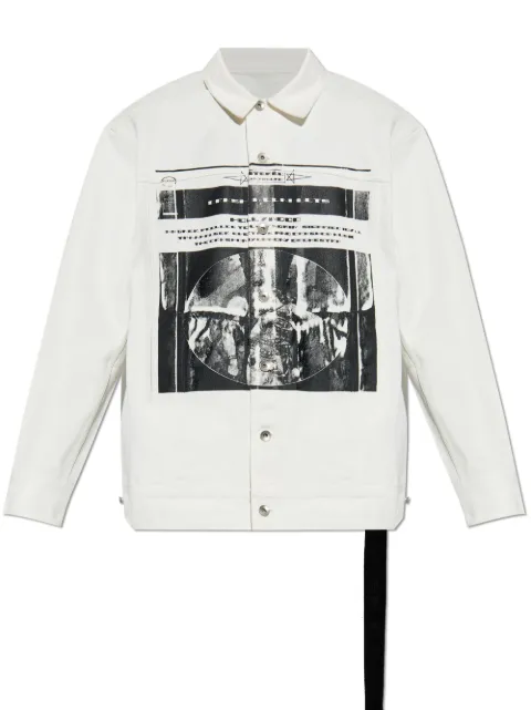 Rick Owens DRKSHDW chamarra de mezclilla