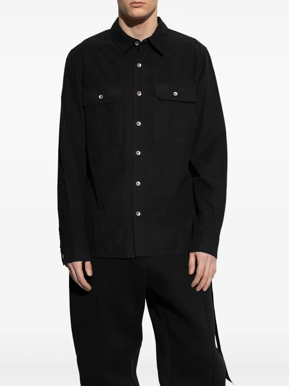 RICK OWENS DRKSHDW DRAWSTRING SHIRT