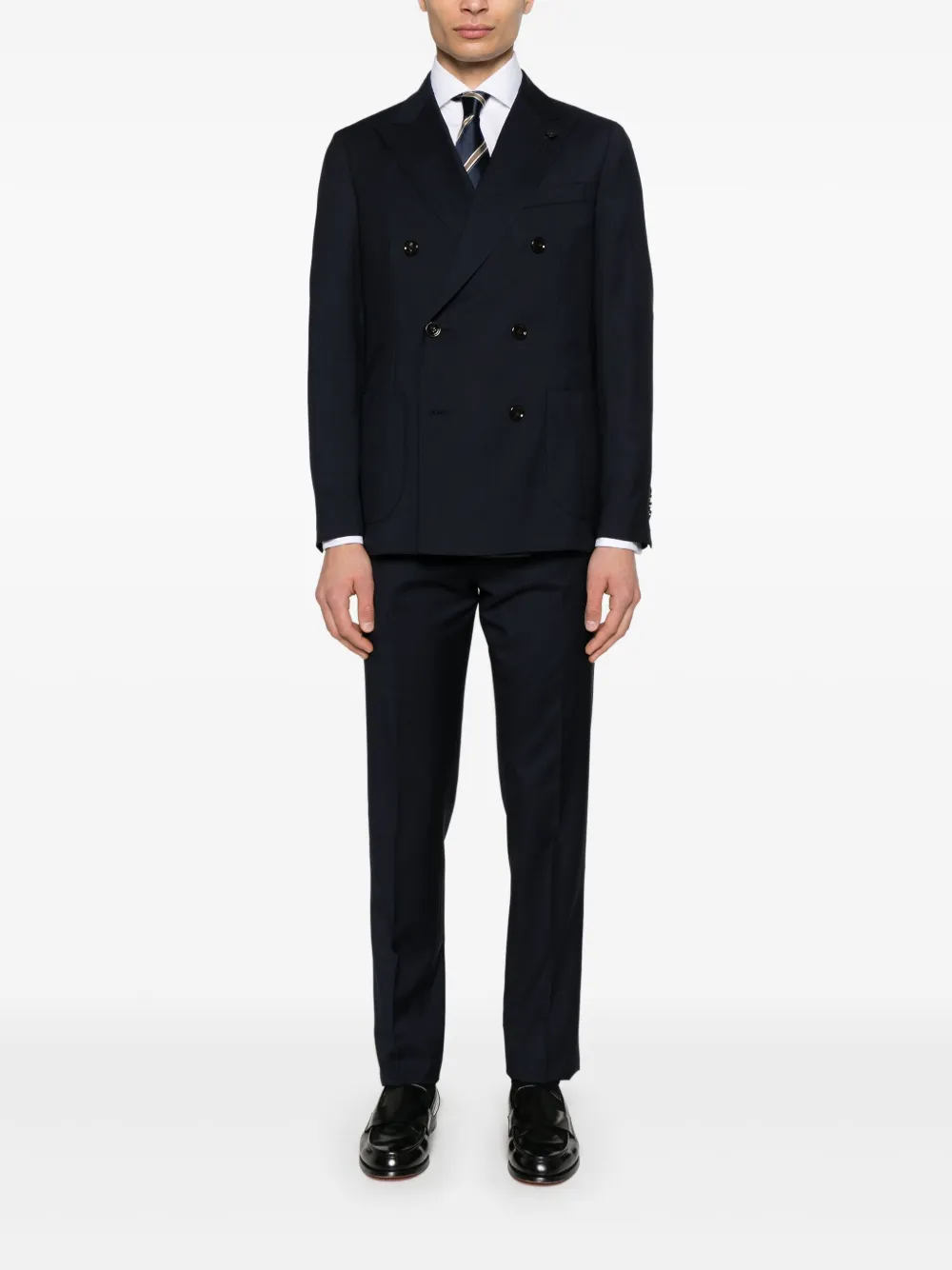 Lardini virgin-wool suit | Double  Breasted Suits | Image 2