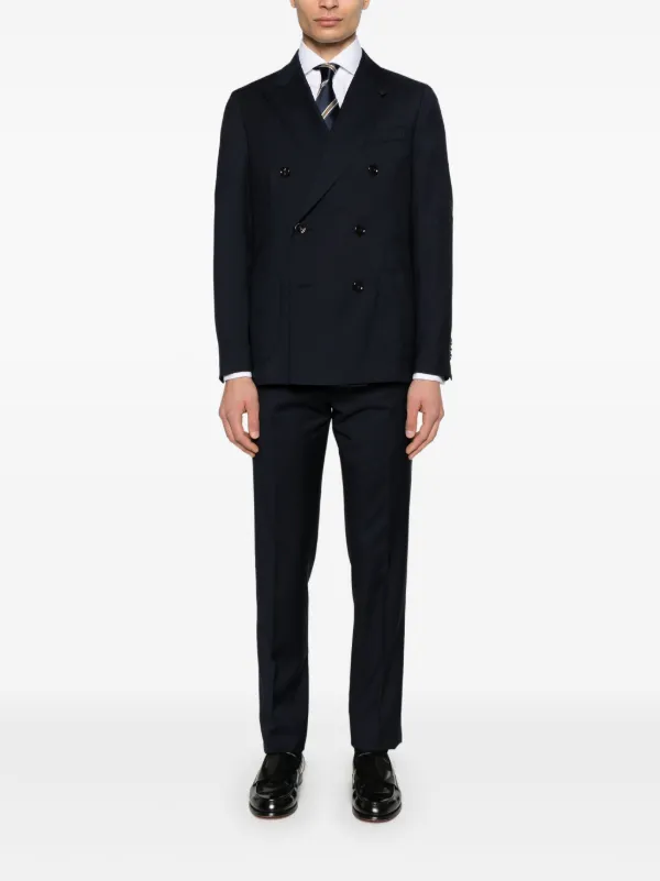 Lardini ウールスーツ | ブルー | FARFETCH JP