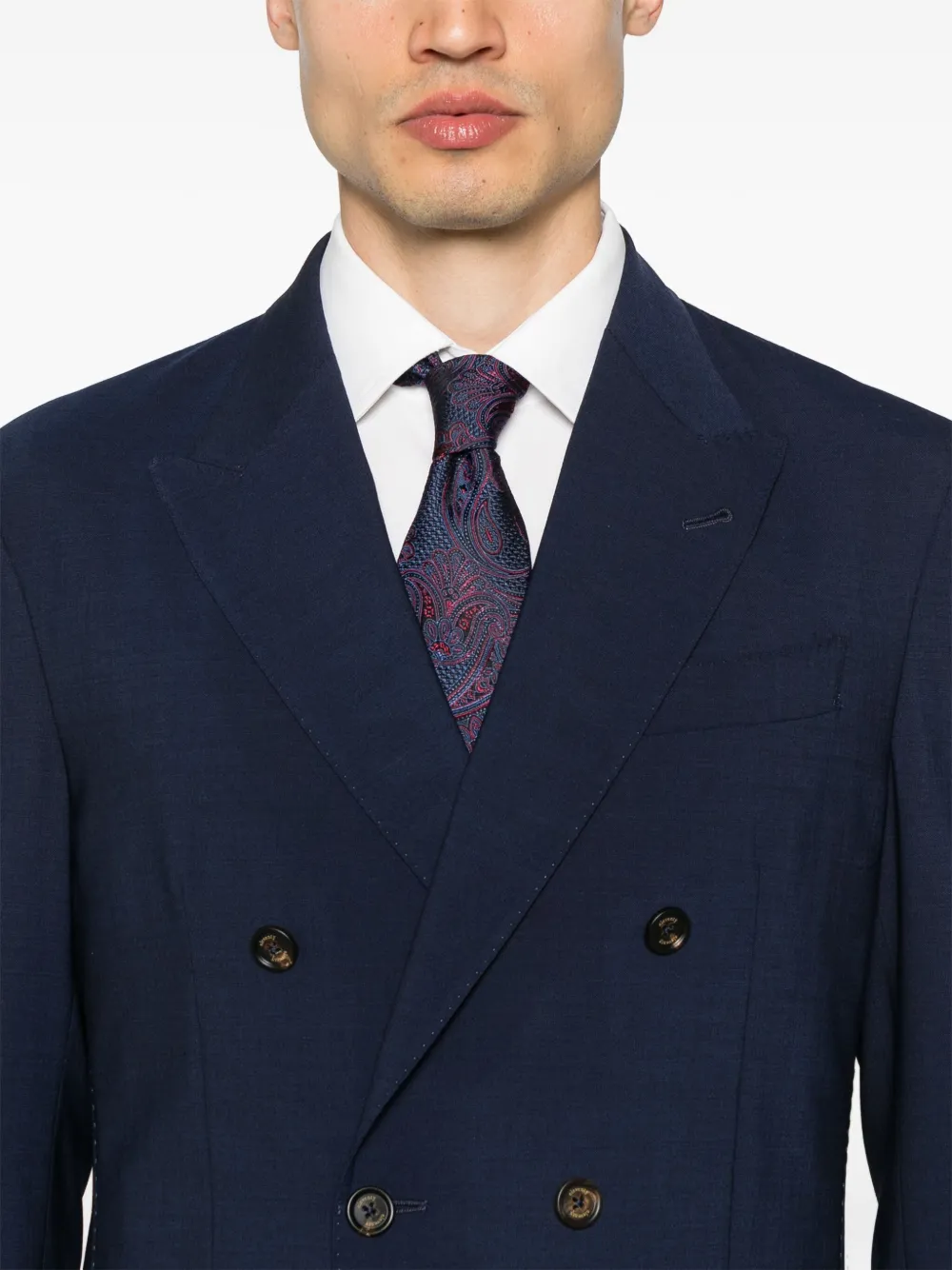 Eleventy Blazer met dubbele rij knopen Blauw