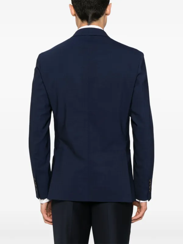 eleventy ダブル テーラードジャケット ブレザー ウール ネイビー 48 eleventy ダブル テーラードジャケット ブレザー ウール ネイビー 48