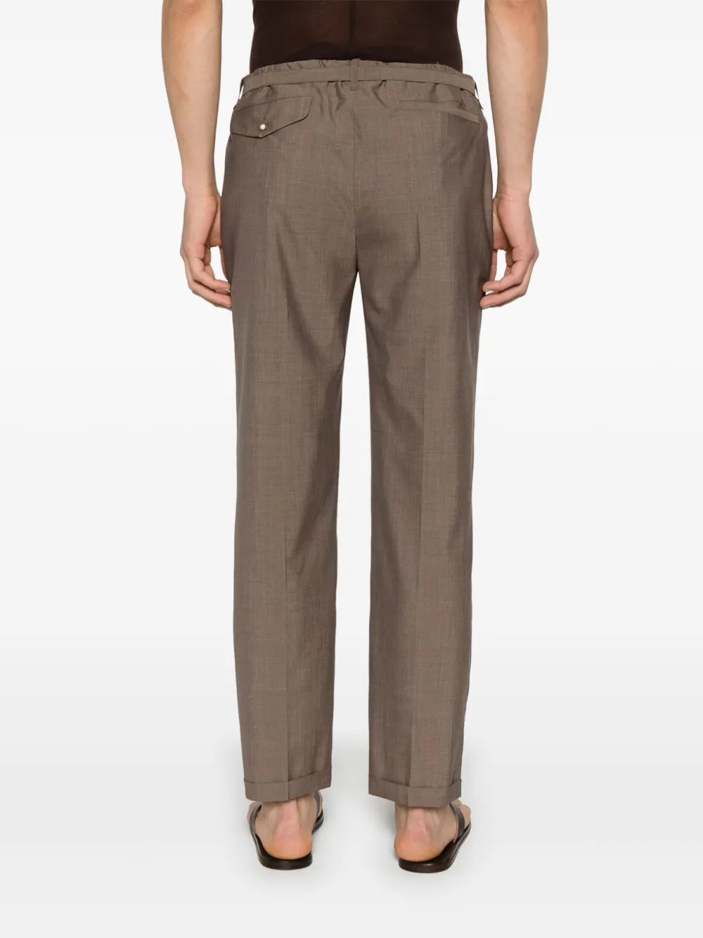 Magliano Broek van scheerwol Bruin