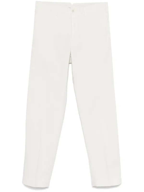 Incotex Tapered Trousers in White