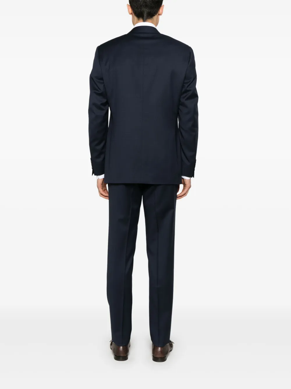 Canali Wollen pak Blauw