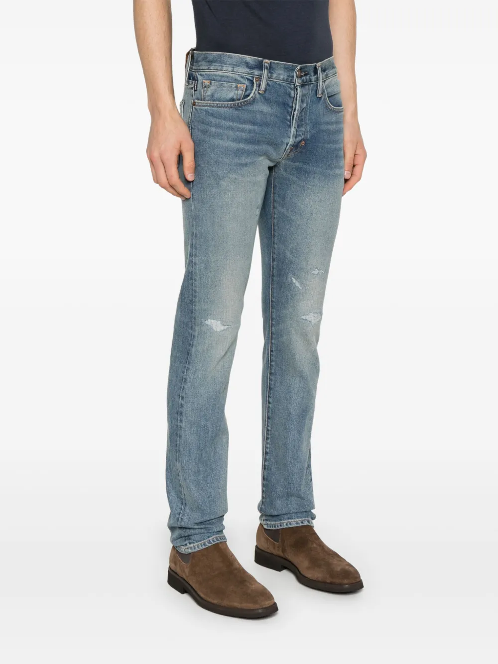 TOM FORD Straight jeans Blauw