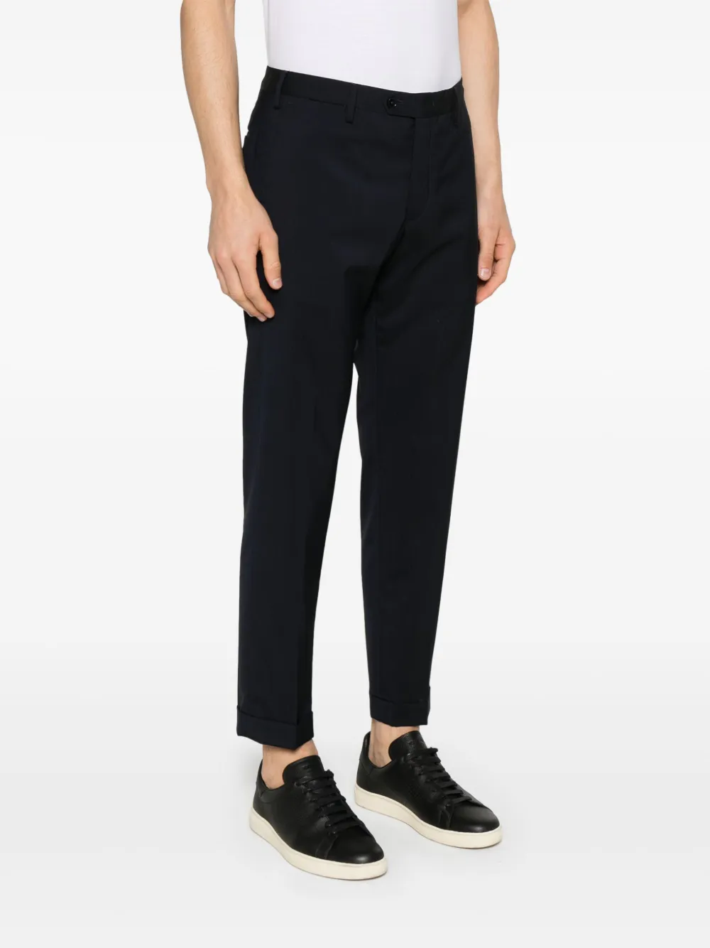 Briglia 1949 Broek met toelopende pijpen Blauw