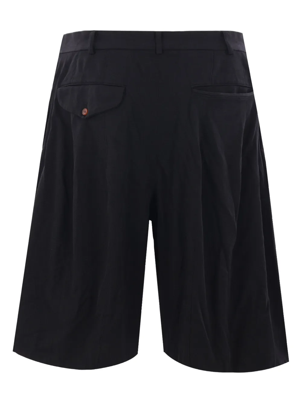 blackcommedesgarçons Black Comme Des Garçons Drill shorts - Zwart