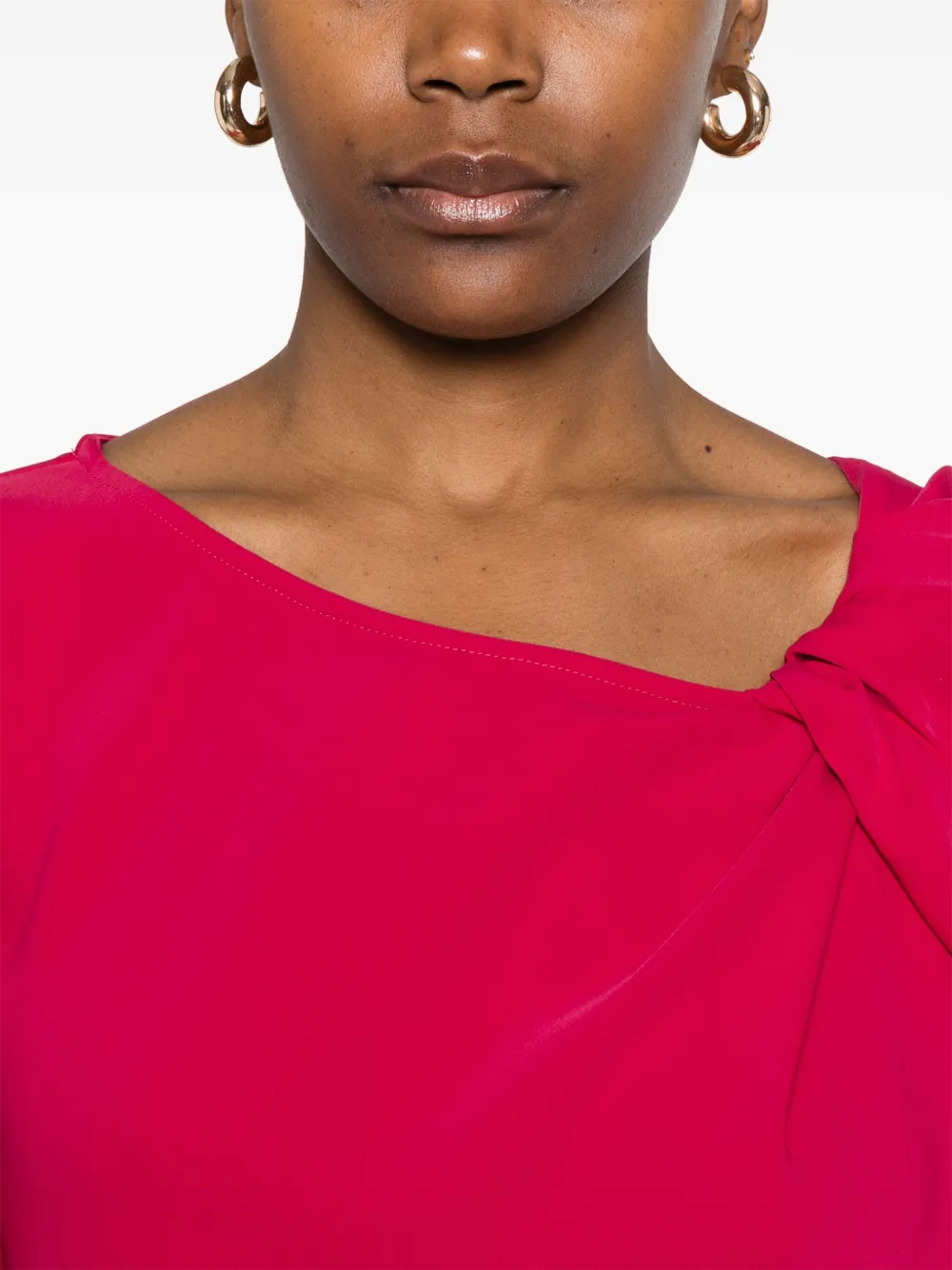 P.A.R.O.S.H. Gedrapeerde maxi-jurk Roze