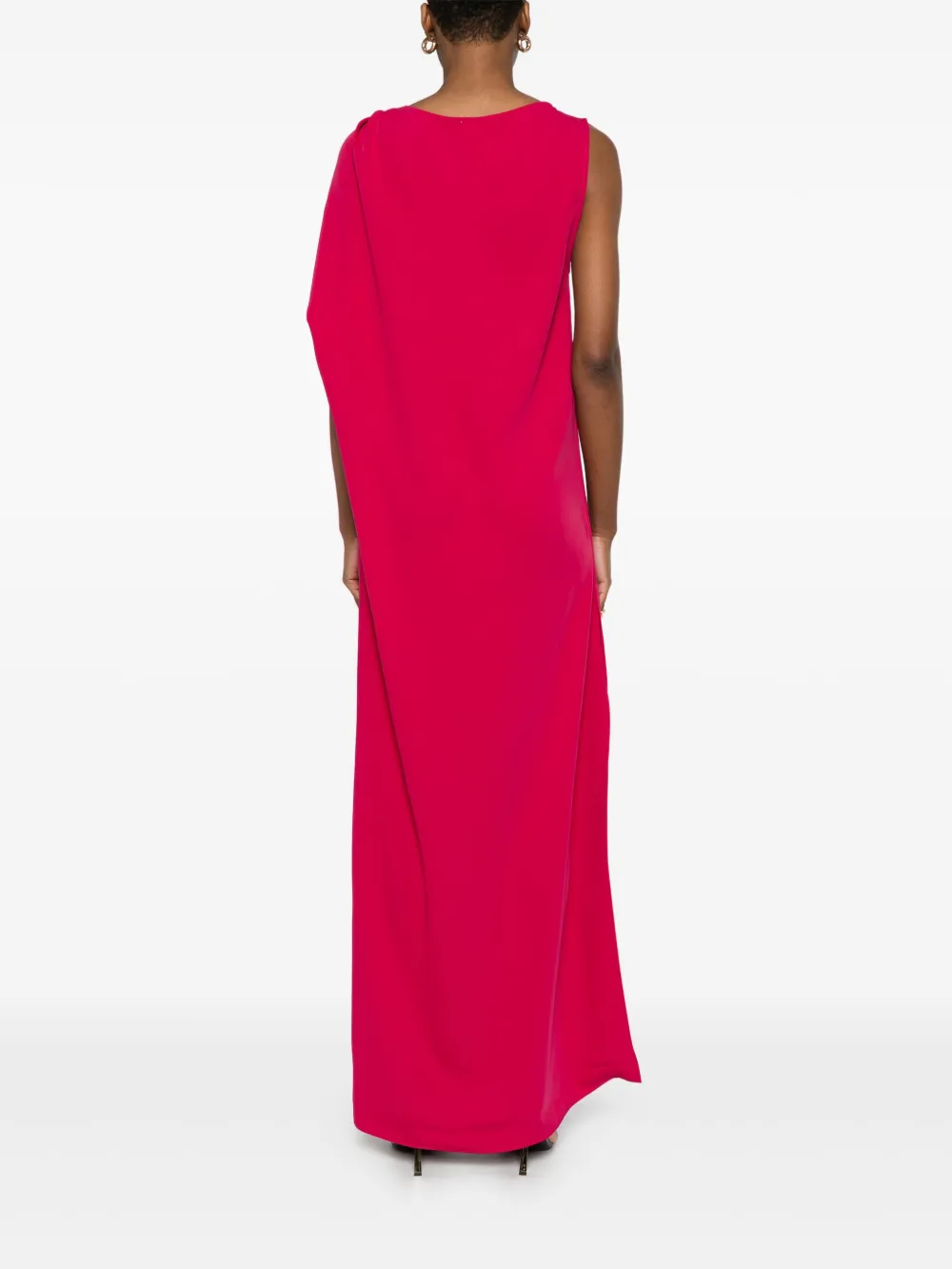 P.A.R.O.S.H. Gedrapeerde maxi-jurk Roze