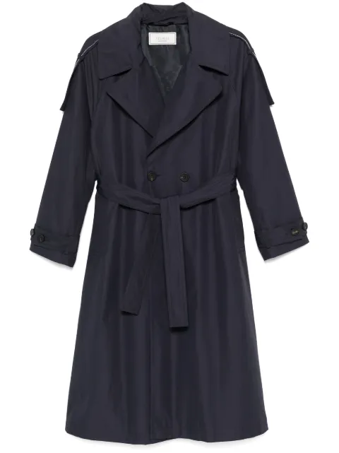 Peserico bead-embellished trench coat