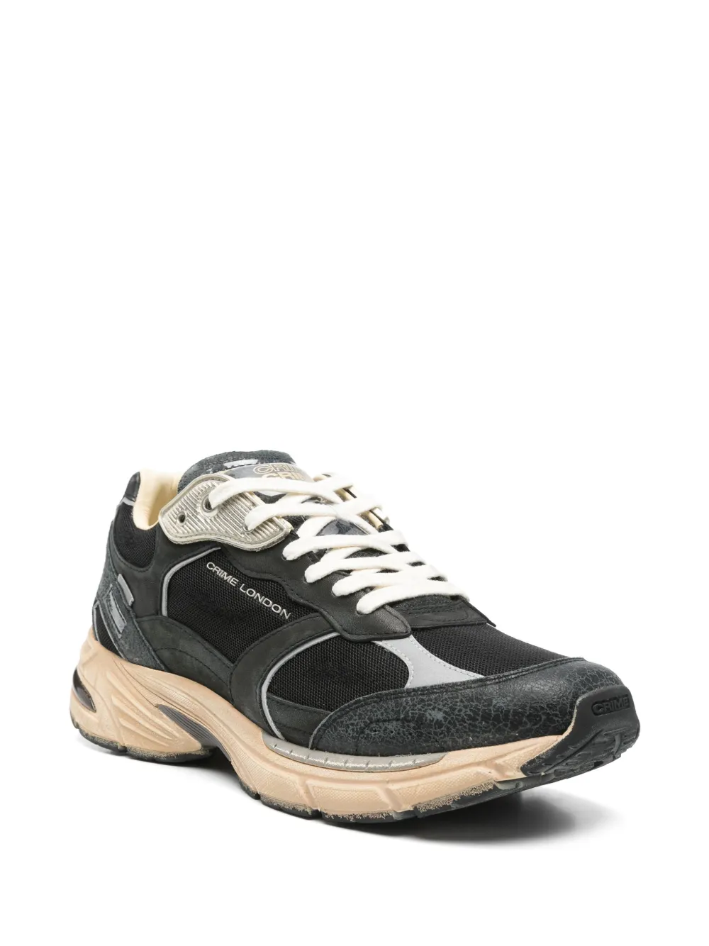 Crime London Fugitive 9094 sneakers Zwart