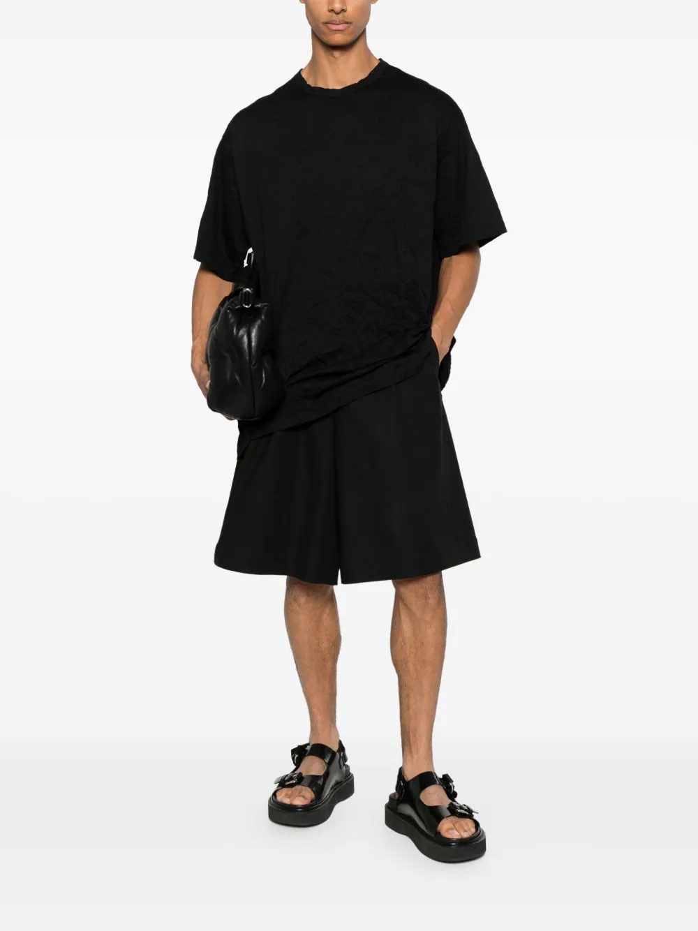 Yohji Yamamoto playera con cuello redondo | Playeras | Image 2