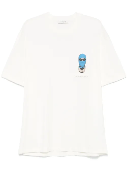 T-shirt à détail de masque - Ih Nom Uh Nit - Modalova