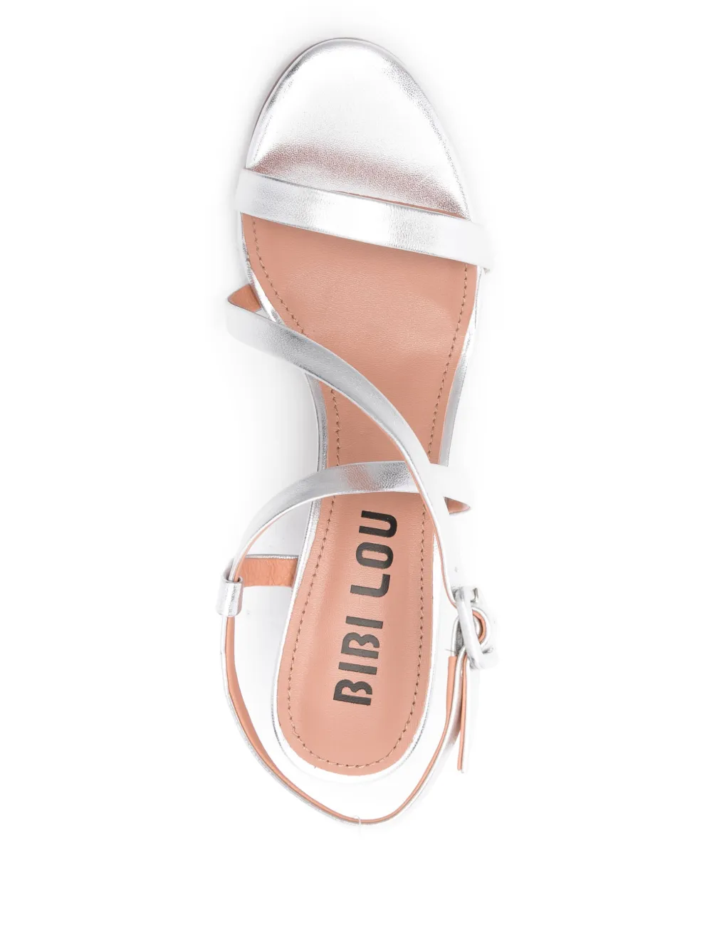 Bibi Lou 65mm Nica sandals Silver