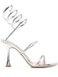 Lola Cruz 105mm Greta sandals - Silver