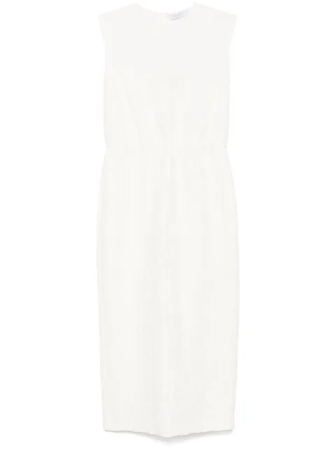 Harris Wharf London crinkled midi dress