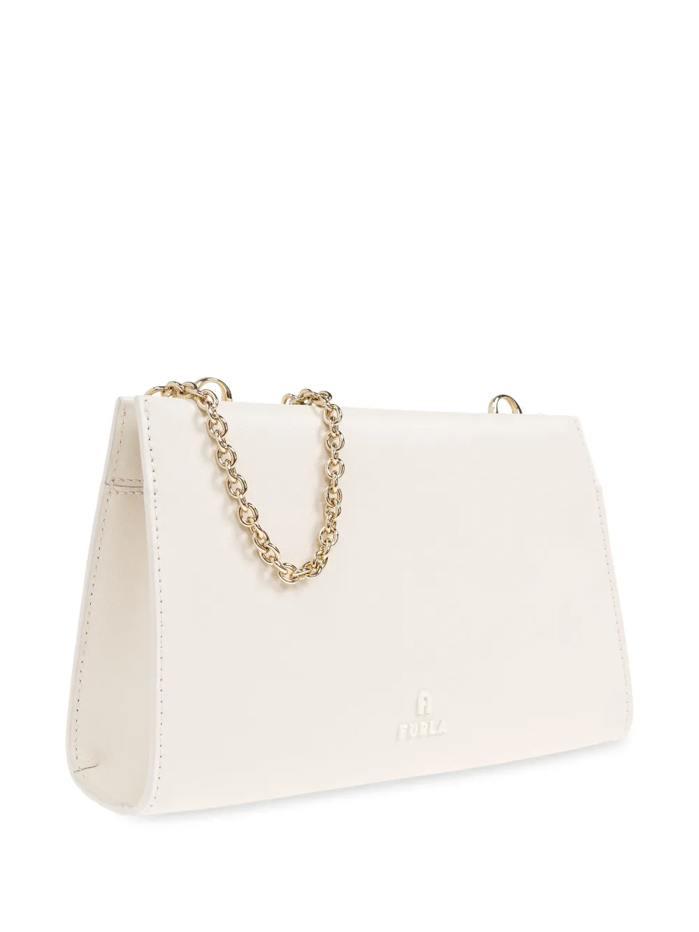 Furla Leren shopper Beige