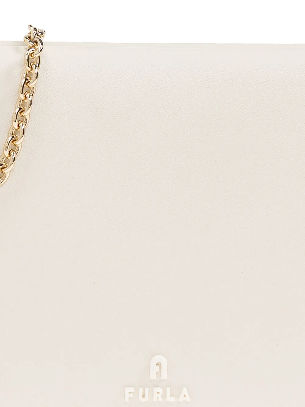 Furla Leren shopper Beige