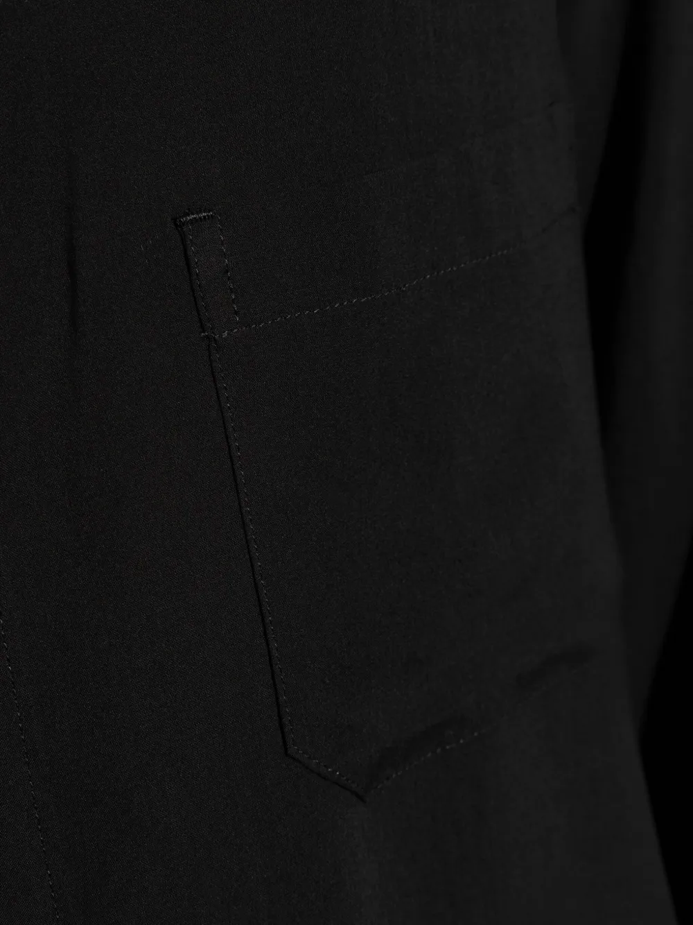 Yohji Yamamoto Overhemd met lange mouwen Zwart