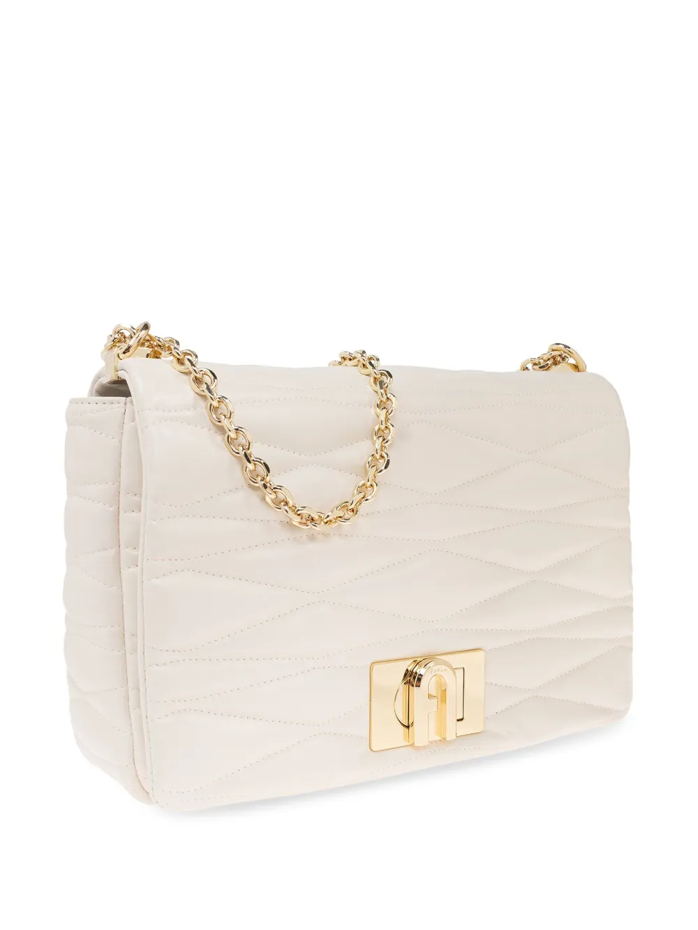 Furla Gewatteerde shopper Beige
