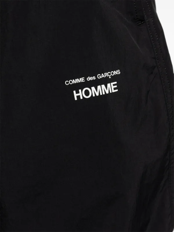 Comme Des Garçons Homme Plus Logo Trousers | Black | FARFETCH Comme Des Garçons Homme Plus Logo Trousers | Black | FARFETCH