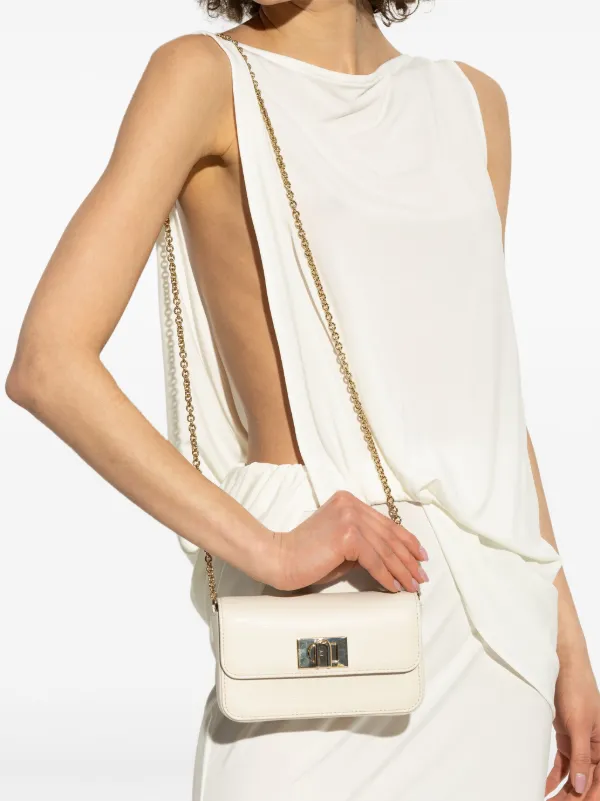Furla(フルラ) グレン レザー CHALK 白 ホワイト GLENN Shoulder