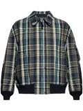 Comme des Garçons Homme Plus checked bomber jacket - Green