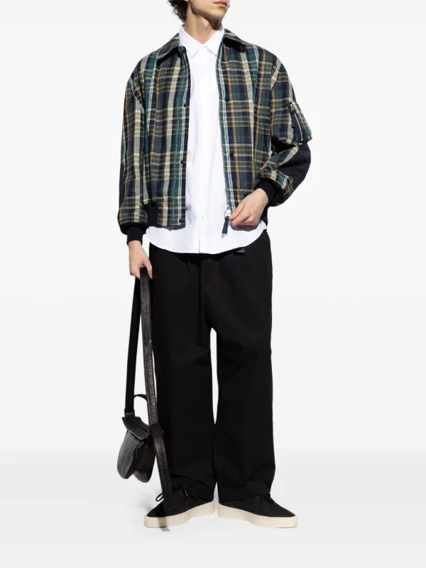 Comme Des Garçons Homme Plus チェック ボンバージャケット