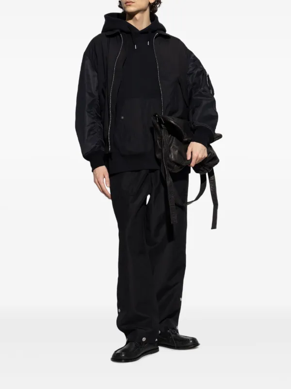 comme des garçons homme plus 25AW パーカー Comme Des Garçons Homme Plus コットン パーカー | ブラック