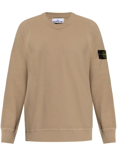 Stone Island suéter con parche del logo
