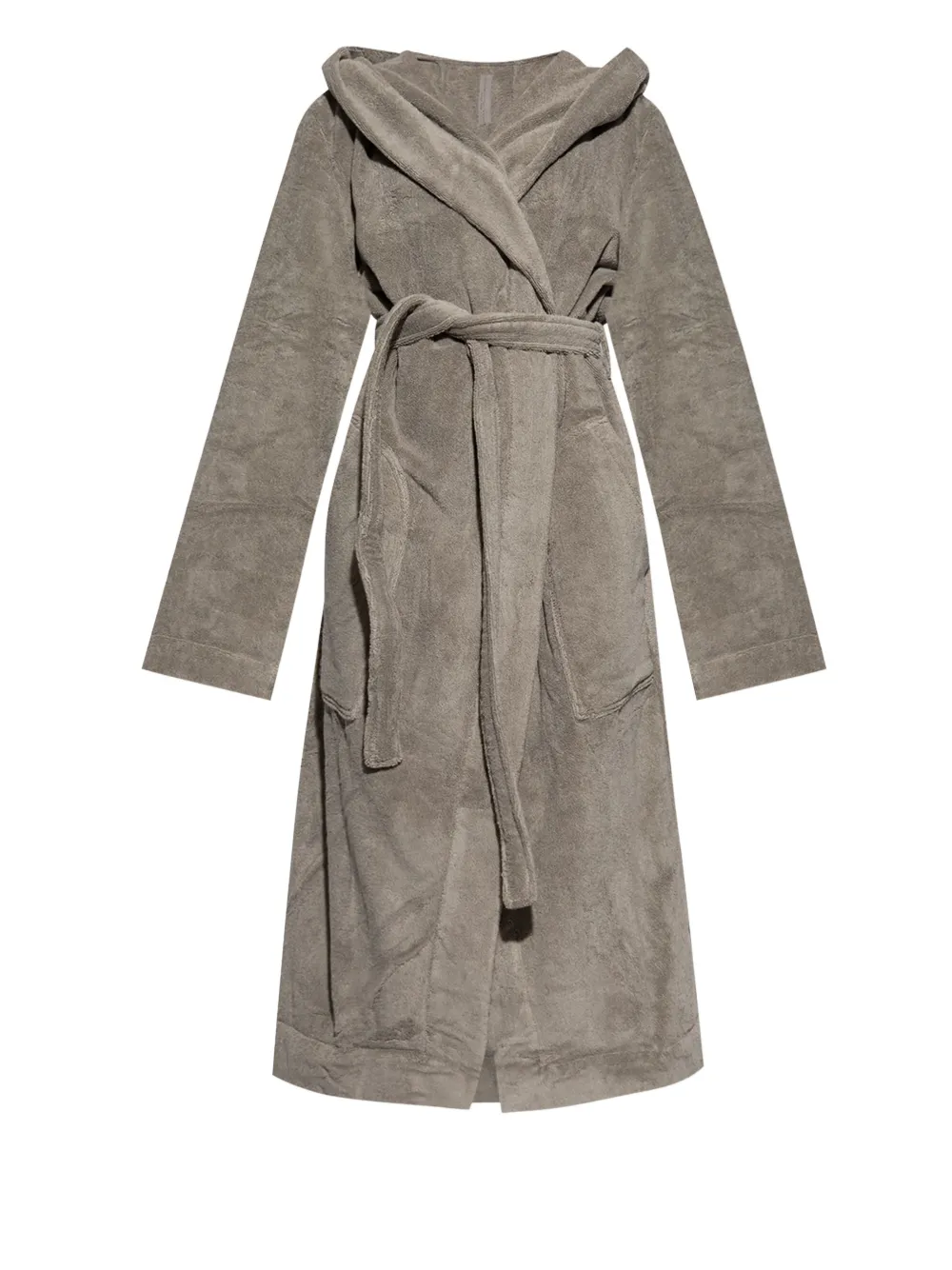 Rick Owens cotton bath robe | Grey | Image 1