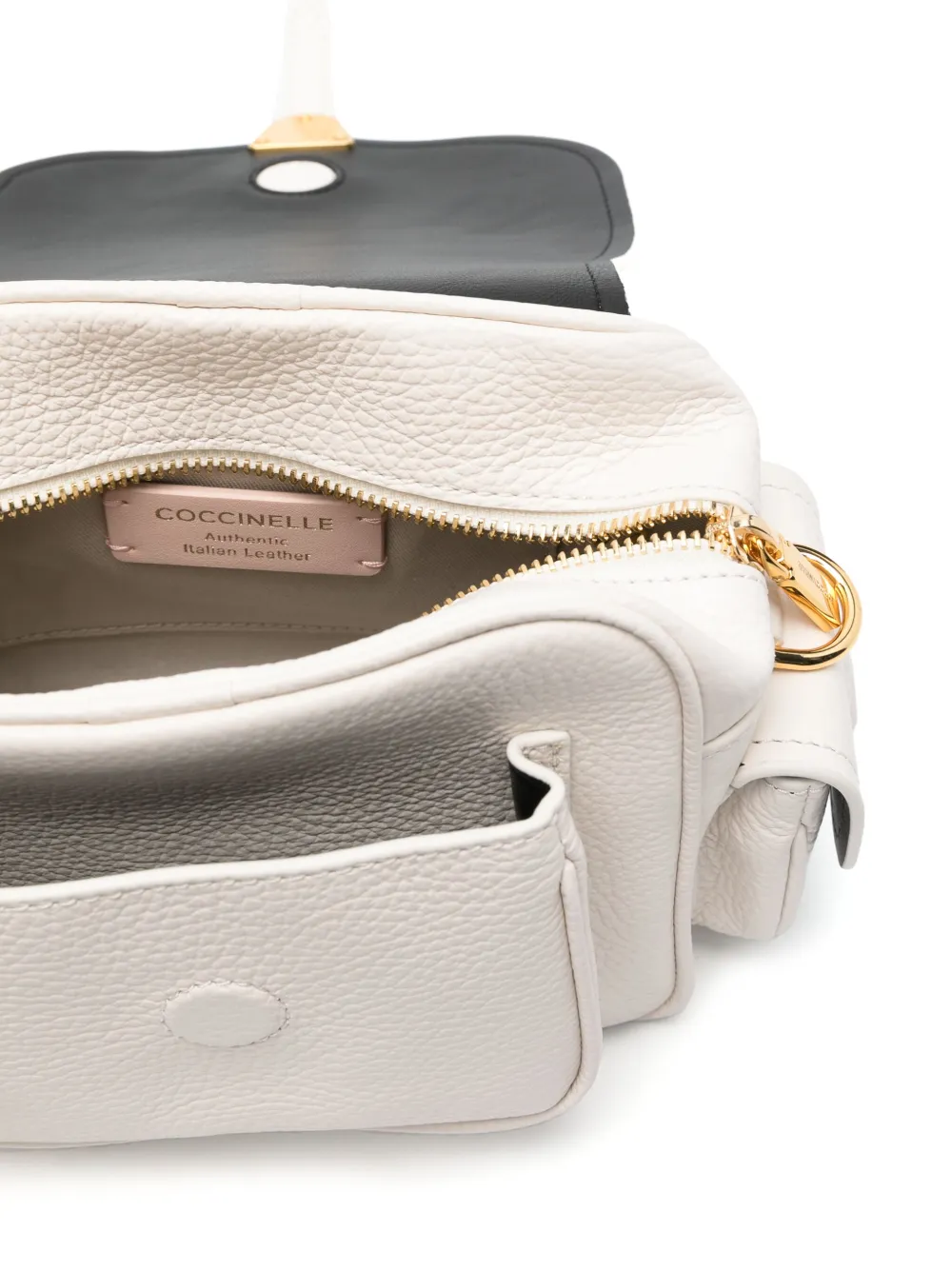 Coccinelle Campus kleine crossbodytas Wit