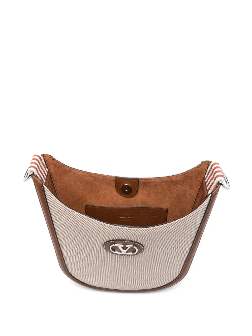 Valentino Garavani VLogo Signature schoudertas Beige