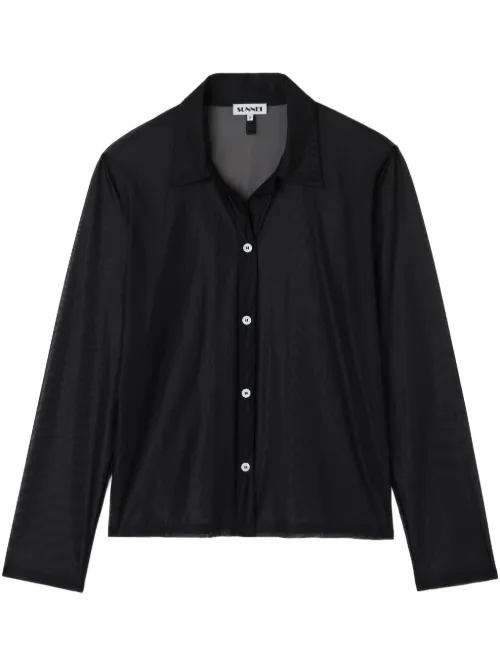 Chemise en tulle à effet de transparence - Sunnei - Modalova