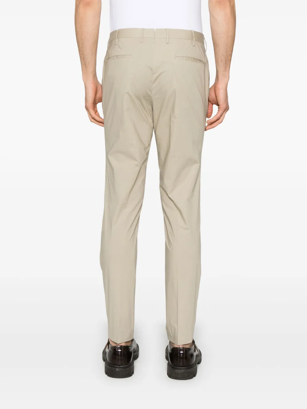 Incotex Broek met toelopende pijpen Beige