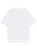 Eleventy mélange-effect T-shirt - Grey