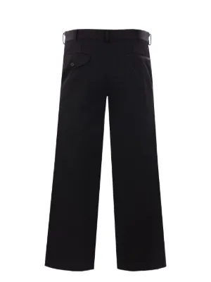 Black Comme Des Garçons Regular-Fit & Straight Leg Pants for